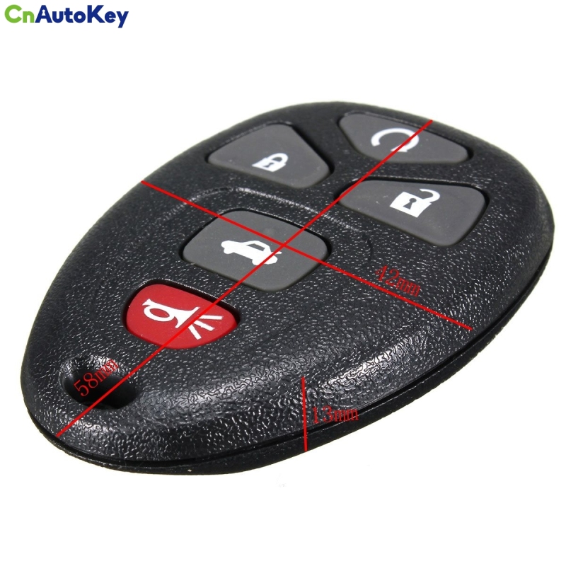 CN013011 Buick 5 Button remote key 315MHz GML 22733524 ID KOBGT04A