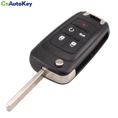 CS013006 5 Buttons Flip Folding Remote Key Shell For Buick Excelle Verano La Crosse Regal Car Alarm Housing Keyless Entry Fob Case