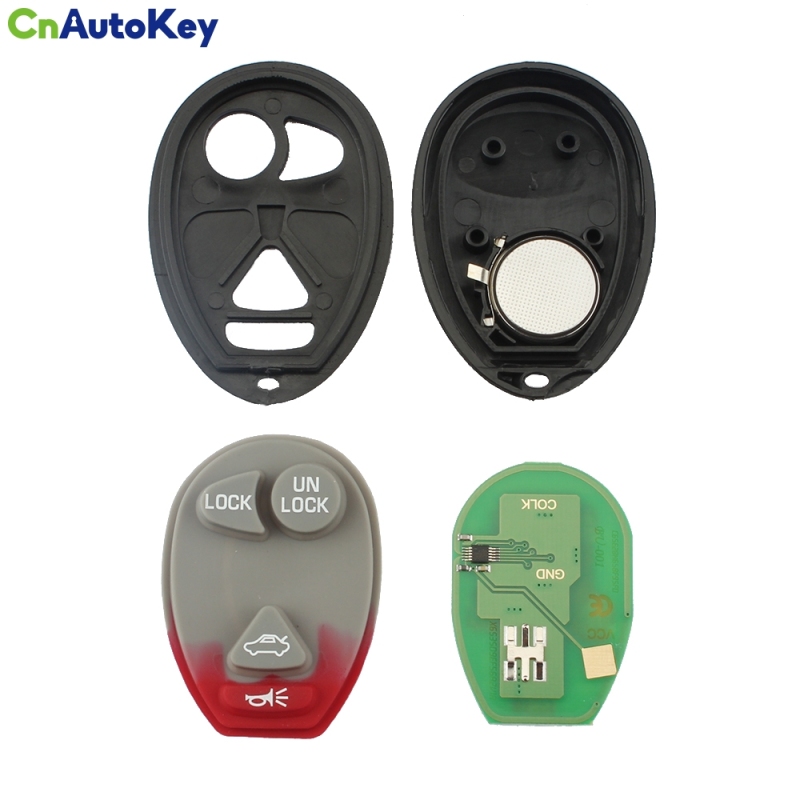 CN013003 Remote Keyless Entry Key Fob Shell For BUICK Transmitte Clicker Control Alarm 10335582-88 9364556-4575 L2C0007T