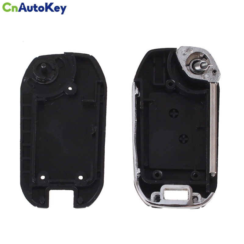 CS009023 2 Buttons Remote Key Shell Case Folding Flip For PEUGEOT 107 207 407 607