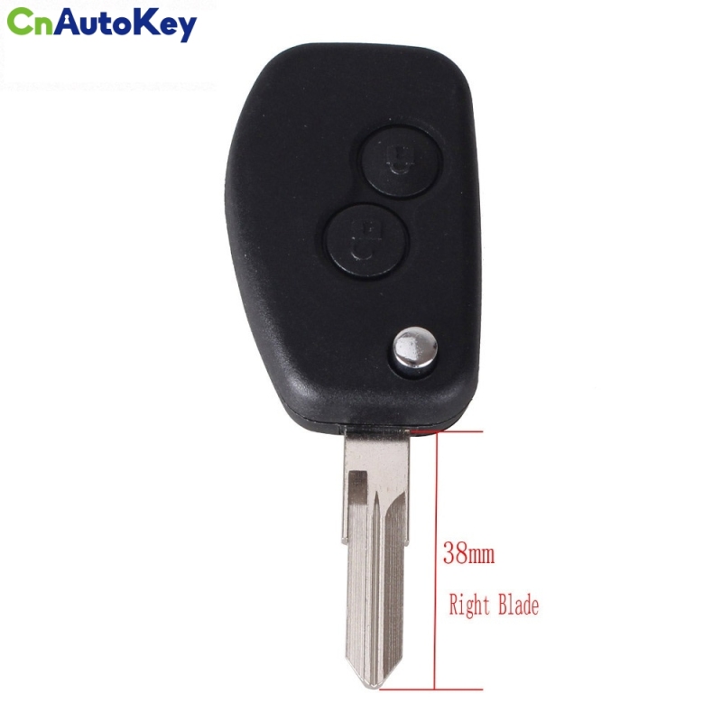 CS010006 2 Button Modified Key Shell For Renault Dacia Modus Duster Clio Espace Flip Folding Key Blank Car Key With Logo