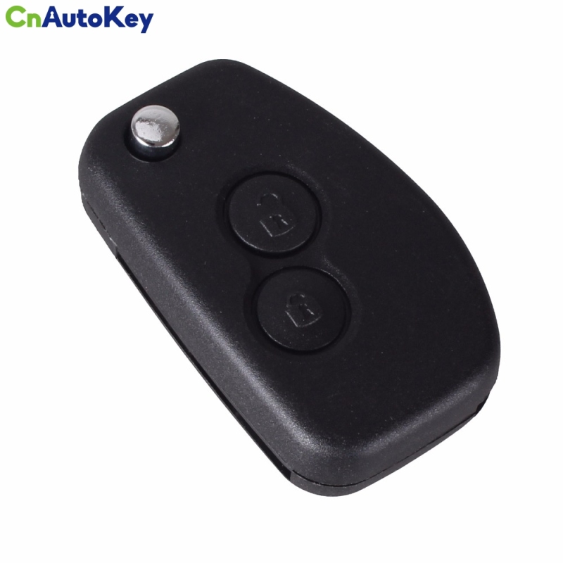 CS010006 2 Button Modified Key Shell For Renault Dacia Modus Duster Clio Espace Flip Folding Key Blank Car Key With Logo