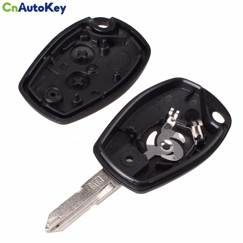CS010004 For Renault 2 Buttons Duster Logan Fluence Clio Keys Car Covers Replacement Keys Uncut Blade