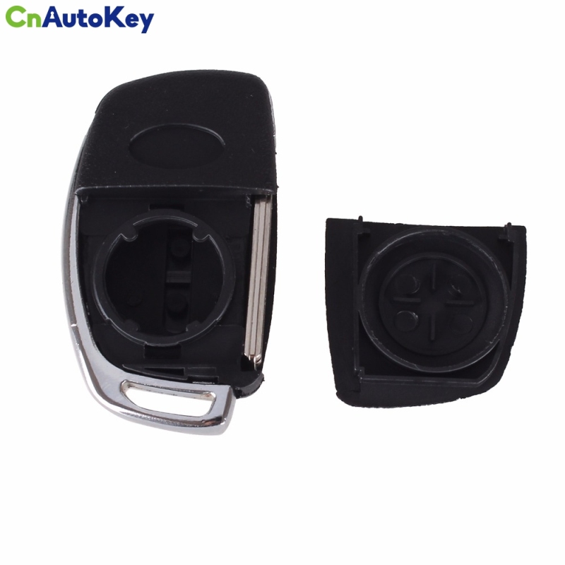 CS020010 3 Buttons Flip Folding Remote Key Shell Fob Key Case For Hyundai SANTA FE IX35 IX45 Accent I40 With LOGO