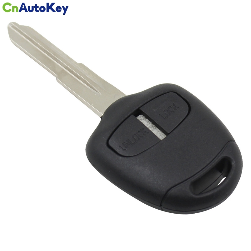 CS011003 Replacement 2 Buttons Transponder Car Key Remote Case Fob Cover Shell Blank on Right Blade For Mitsubishi Grandis