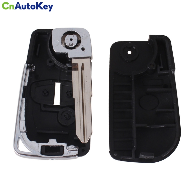 CS011011 Modified 3 Buttons Flip Folding Remote Car Key Shell Case For Mitsubishi Lancer Outlander Uncut Right Blade