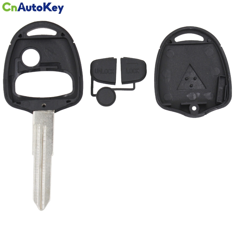 CS011012 Replacement 3 Buttons Car Key Remote Case Fob Cover Shell Blank on Right Blade For Mitsubishi with MIT8 blade Pajero