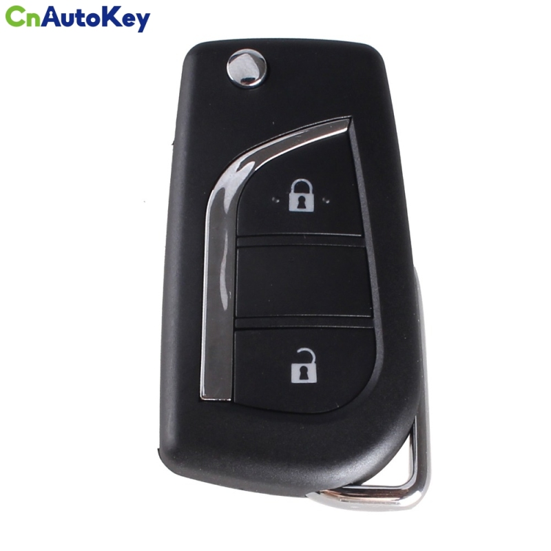 CN007001 2 Buttons Folding Remote Car Key For Toyota Corolla RAV4(433MHz)