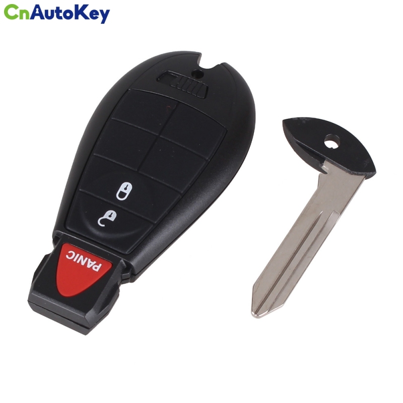 CS015006 Replacement 3 Buttons Remote Case Smart Key Shell For Chrysler 300 Town & Country Dodge Challenger Charger Durango