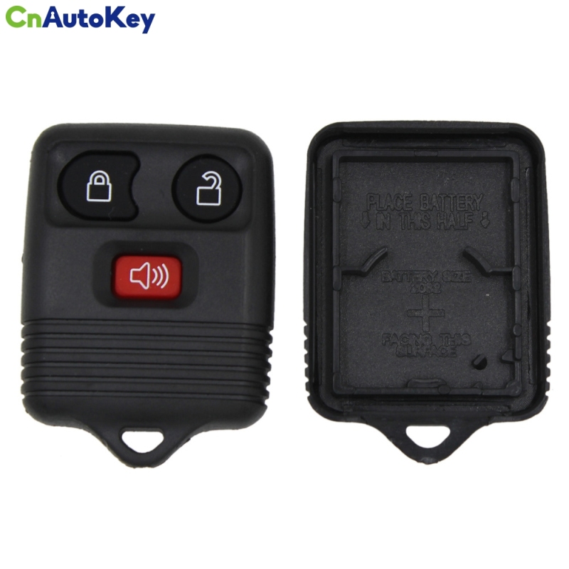 CS018003 Remote 3 Buttons 2+1panic Car Keys Shell Cover Case Fob Clicker Transmitter Control Case Styling For Ford