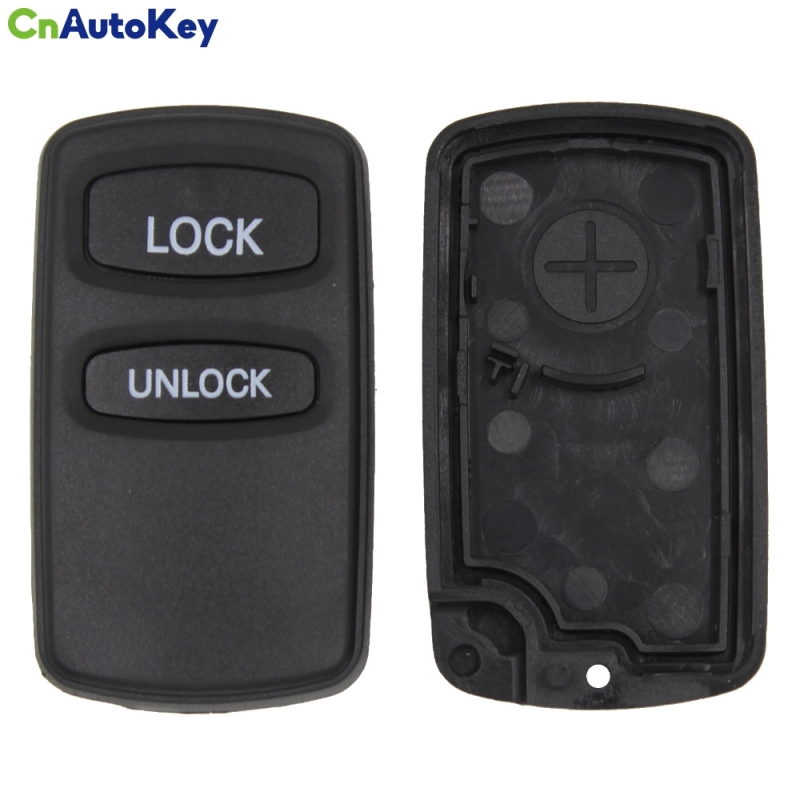 CS011001 2 Button Remote FOB Alarm Replacement Shell For MITSUBISHI Lancer Outlander Endeavor Galant