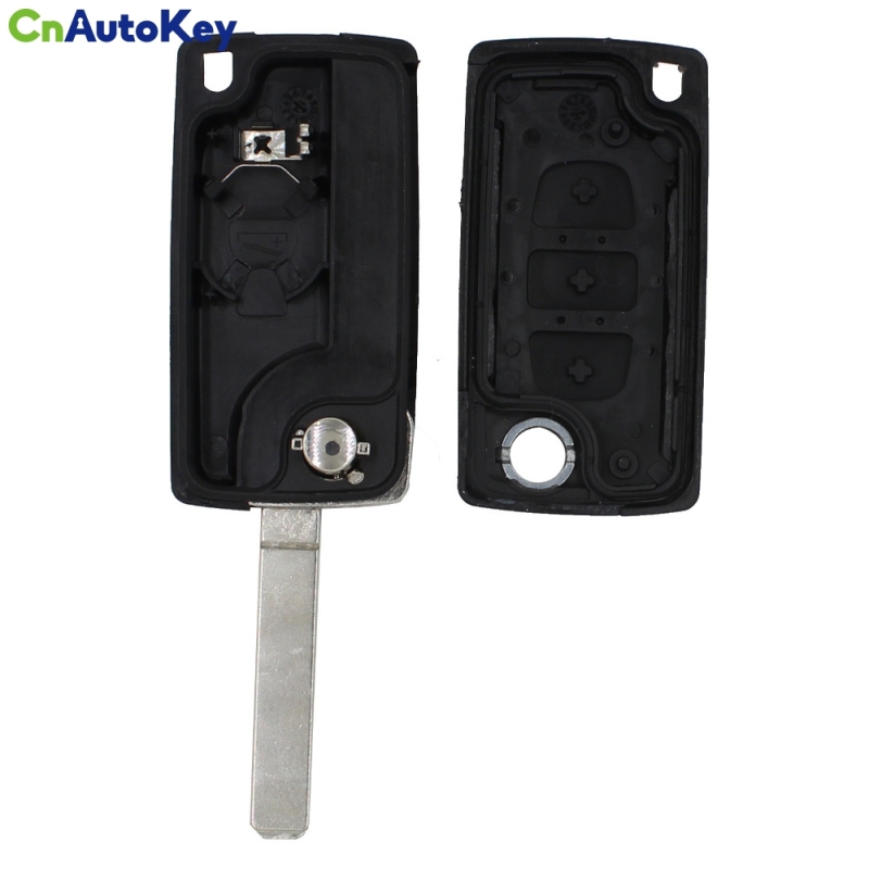 CS016018 New Replacement 3 Buttons Flip Folding Entry Key Fob Shell Case 3 Buttons for CITROEN C2 C3 C4 C5 C6 C8