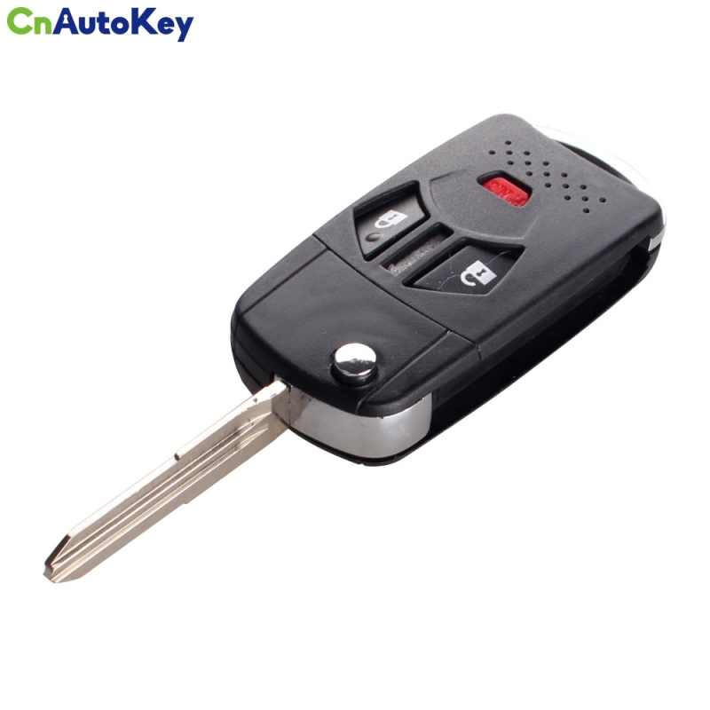 CS011009 Modified 3 2+1 Buttons Remote Flip Folding Key Shell Case Fob For Mitsubishi Endeavor 2007-2011 New