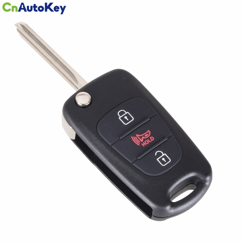CS051005 New 3 Buttons Flip Folding Remote Key Shell For HYUNDAI KIA SOUL Car Keys Blank Case Cover