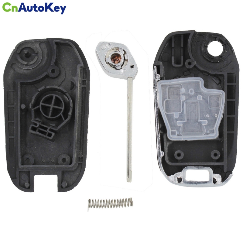 CS027006 Flip Folding Key Shell 2 Buttons For NISSAN Cube Micra Note Qashqai Juke Romote Key Case