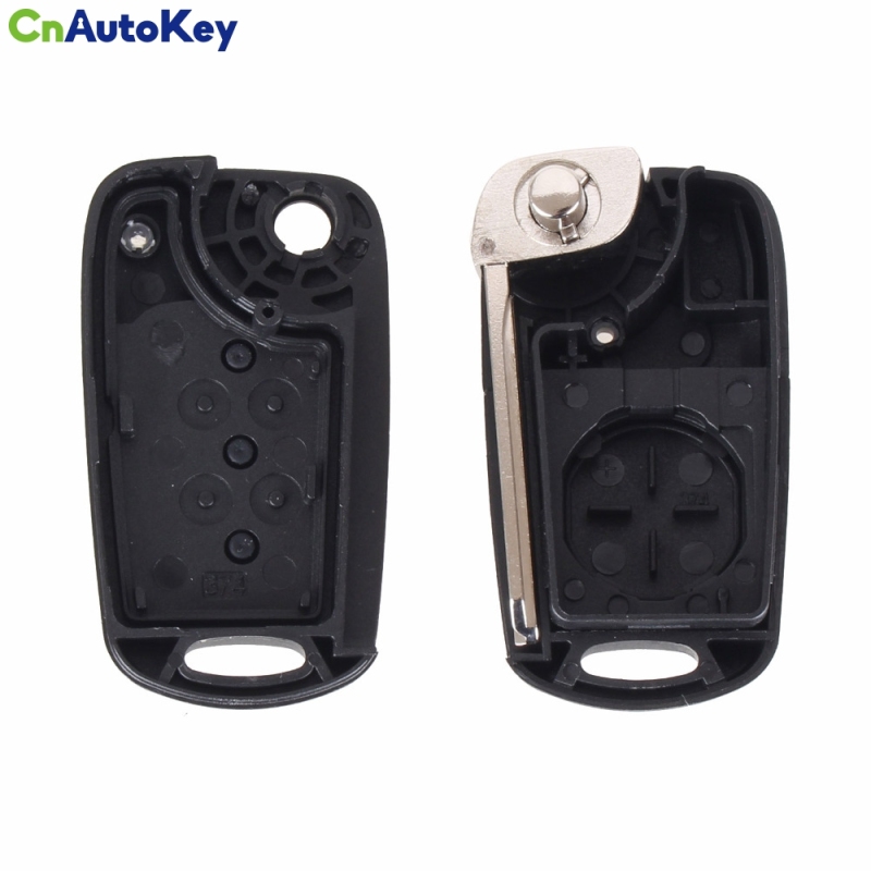 CS051005 New 3 Buttons Flip Folding Remote Key Shell For HYUNDAI KIA SOUL Car Keys Blank Case Cover