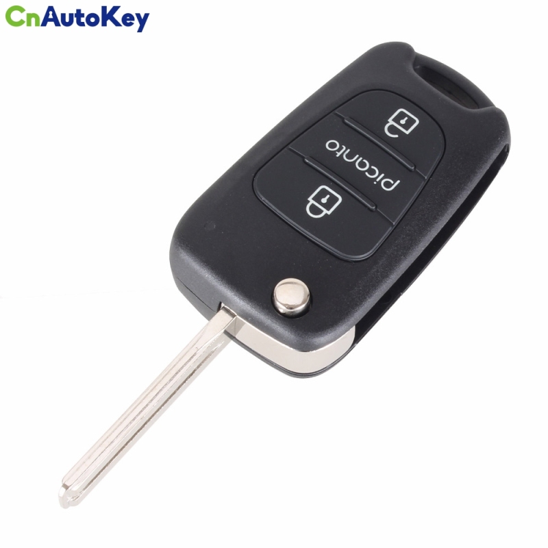 CS051006 New 3 Buttons Flip Folding Remote Key Shell For KIA Picanto Remote key Case Fob