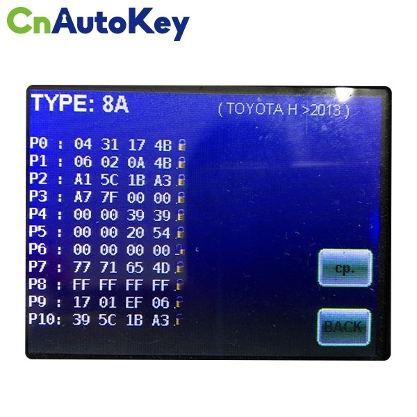 CN007096 Original Transponder key with Toyota H Chip 128Bit