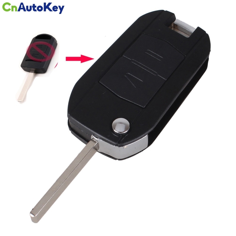 CS028011 Modified 2 Button Flip Fob Car Key Case Shell Replacement Combo Uncut Blade Key Cover For Opel Vauxhall Corsa C Meriva