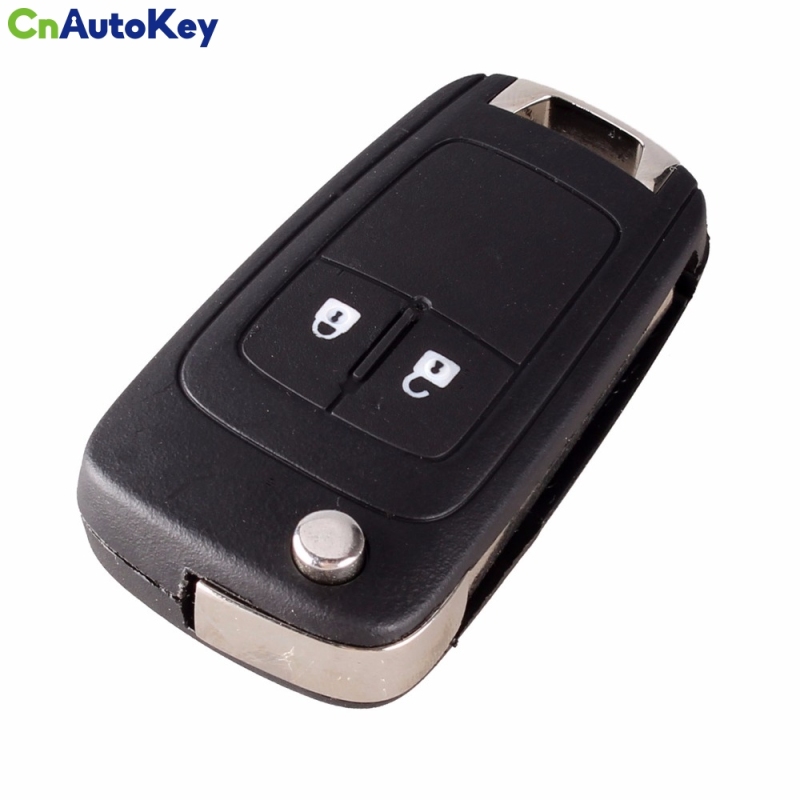 CS028013 Flip Folding Remote Key Case For OPEL VAUXHALL Insignia Astra 2 Button HU100 Uncut Blade with LOGO