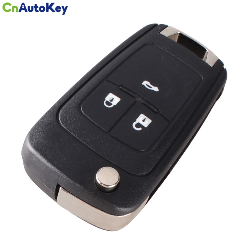 CS028017 Replacement Shell Flip Folding Remote Key Case for OPEL VAUXHALL Insignia Astra 3 Button HU100 Uncut Blade