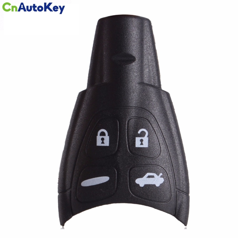 CS056002 Replacement 4 Buttons Remote Rubber Key Shell Case Fob For SAAB 9-3 9-5 93 95