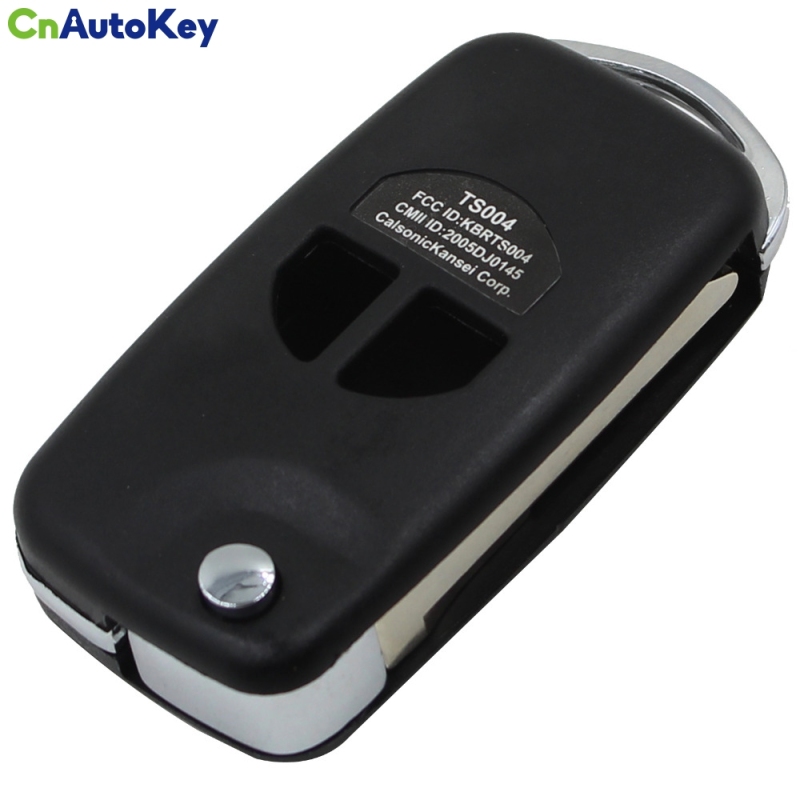 CS048004 Flip Folding Remote Key Case Shell for SUZUKI SX4 Swift 2 Button Flip with Button Pad