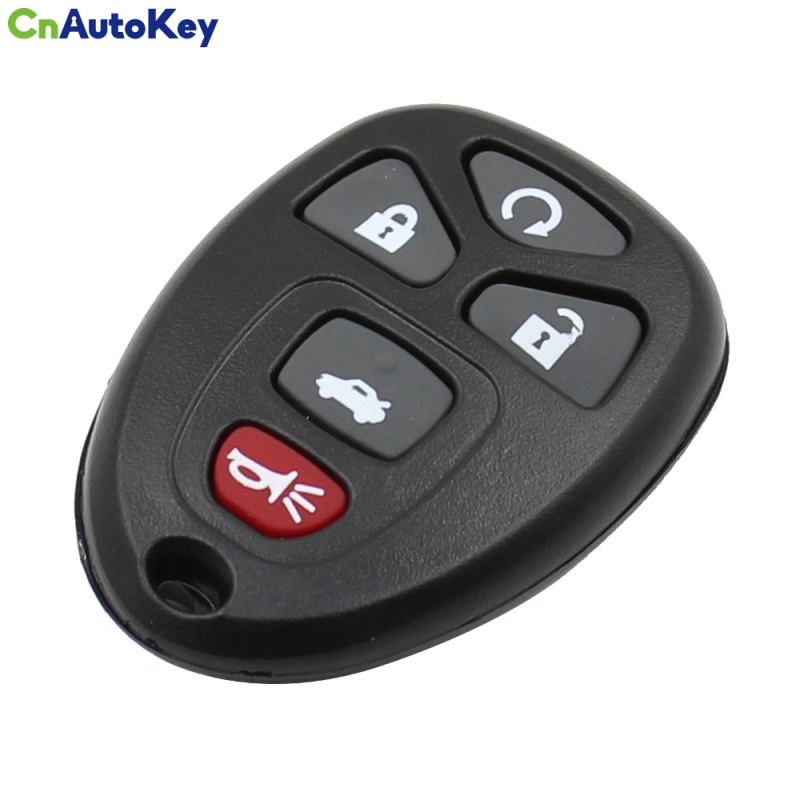 CS019006 5 Buttons Car Replacement Case Keyless Entry Remote Start Control Key Fob Cover