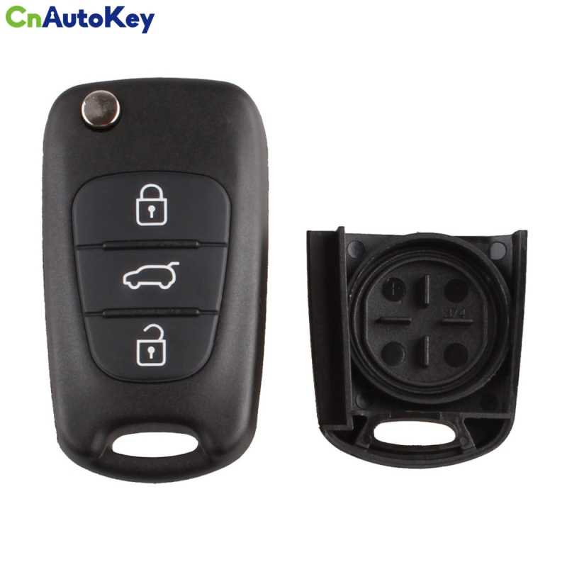 CN051001 Replacement Flip Remote Key Fob 3 Button 433Mhz ID46 Chip for Kia K5