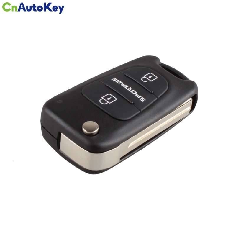 CN051002 NEW Folding Flip Remote Key Fob 2 Button 433MHz ID46 For Kia Sportage