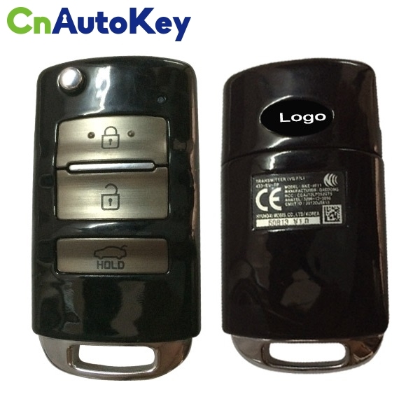 CN051011 Original Kia K7  3 button Remote Flip Key  433MHz ID46