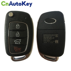 CN020042 2017 Hyundai Santa Fe Keyless Entry Remote Flip Key 433MHZ 4D60 TQ8-RKE-4F31