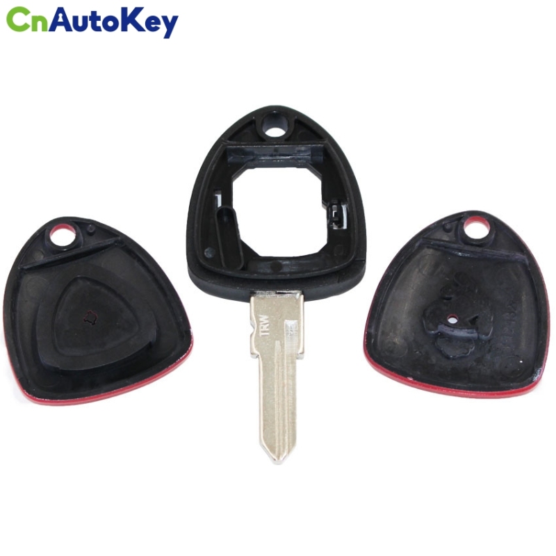 CS094001 Replacement Blank Fob Key Case 1 Button Remote Smart Key Shell for F430