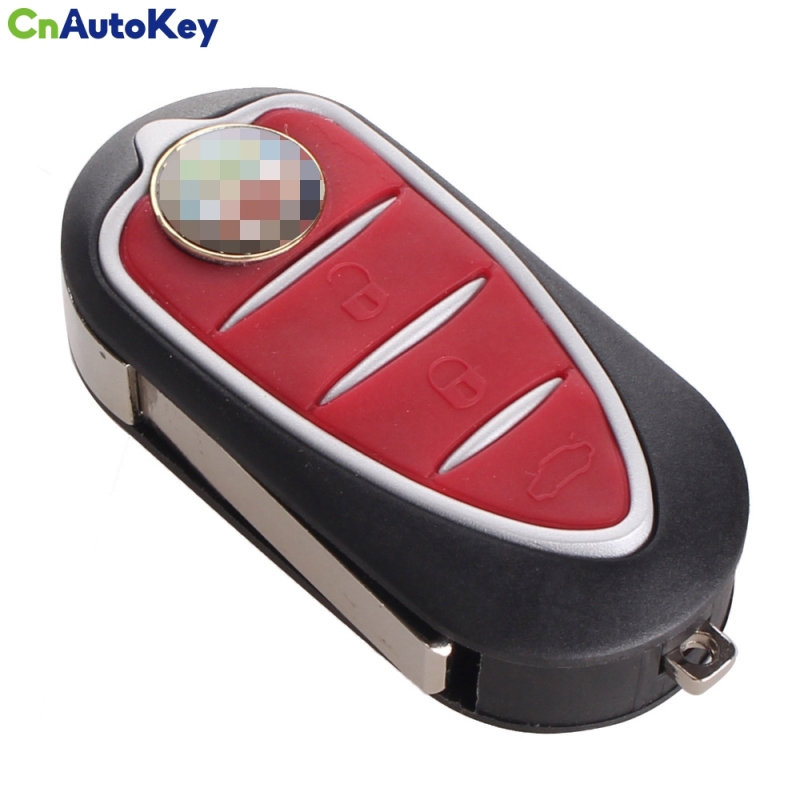 CS092003 Folding Flip Remote Key Shell 3 Button Case Fob for Alfa Romeo Mito Giulietta 159 GTA Replacement Case Fob