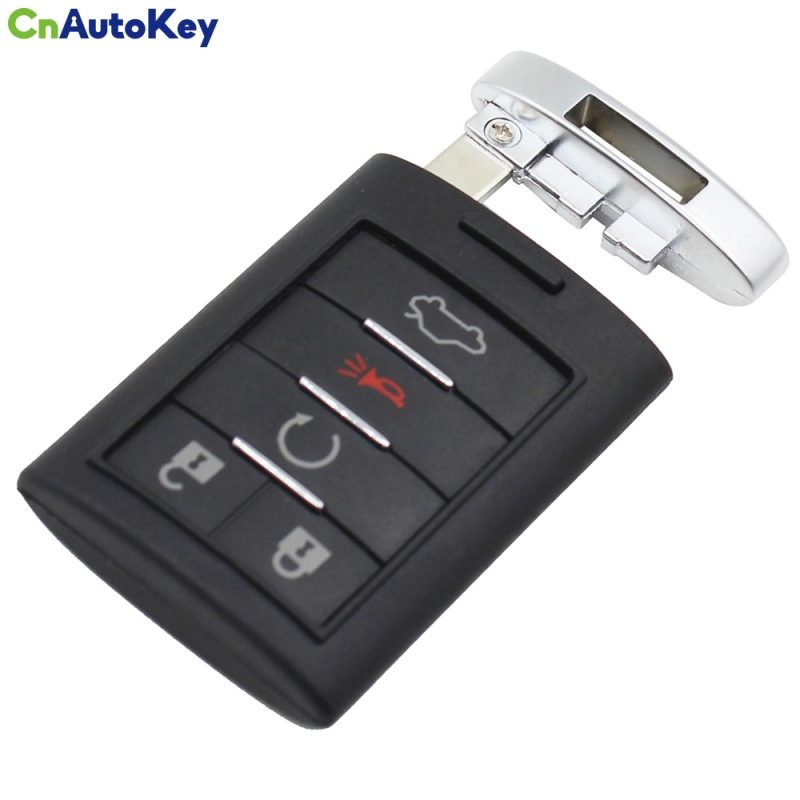 CS030002 Replacement Shell Remote key Case Fob 5 Button For CADILLAC ATS SRX STS CTS DTS