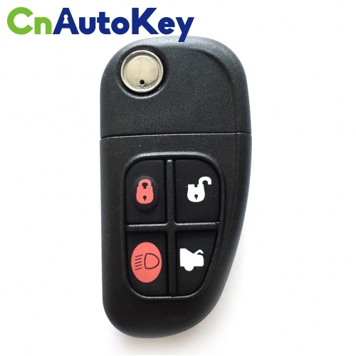 CS025002 Replacement Remote Key Fob 4 Button 433MHz With Chip 4D ID60 For Jaguar Jaguar X type S type XJ Uncut Blank Blade