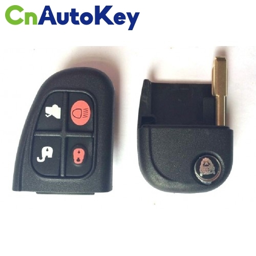 CS025002 Replacement Remote Key Fob 4 Button 433MHz With Chip 4D ID60 For Jaguar Jaguar X type S type XJ Uncut Blank Blade