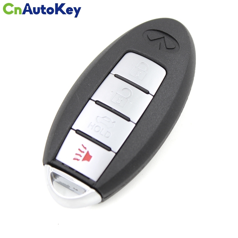 CS021006 4 BTN Car Remote Key Shell Case For Infiniti G37 Without Side Groove Fob Key Cover For Infiniti Fob Case Key Shell Cover