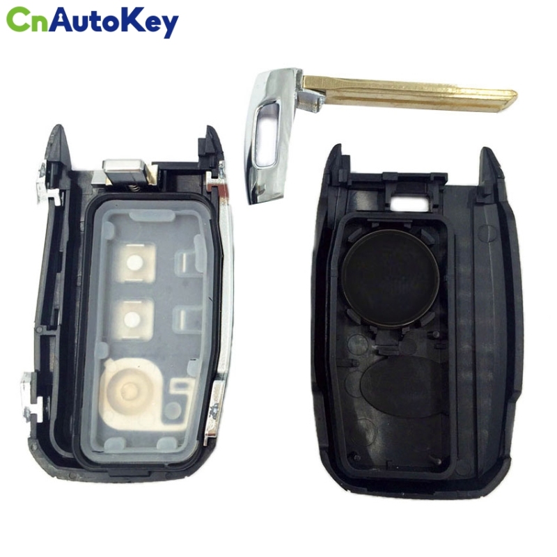 CS051011 New Replacement Shell Smart Car Remote key Shell Case 3 Button Fob for Kia K3 K5 + Uncut Blade