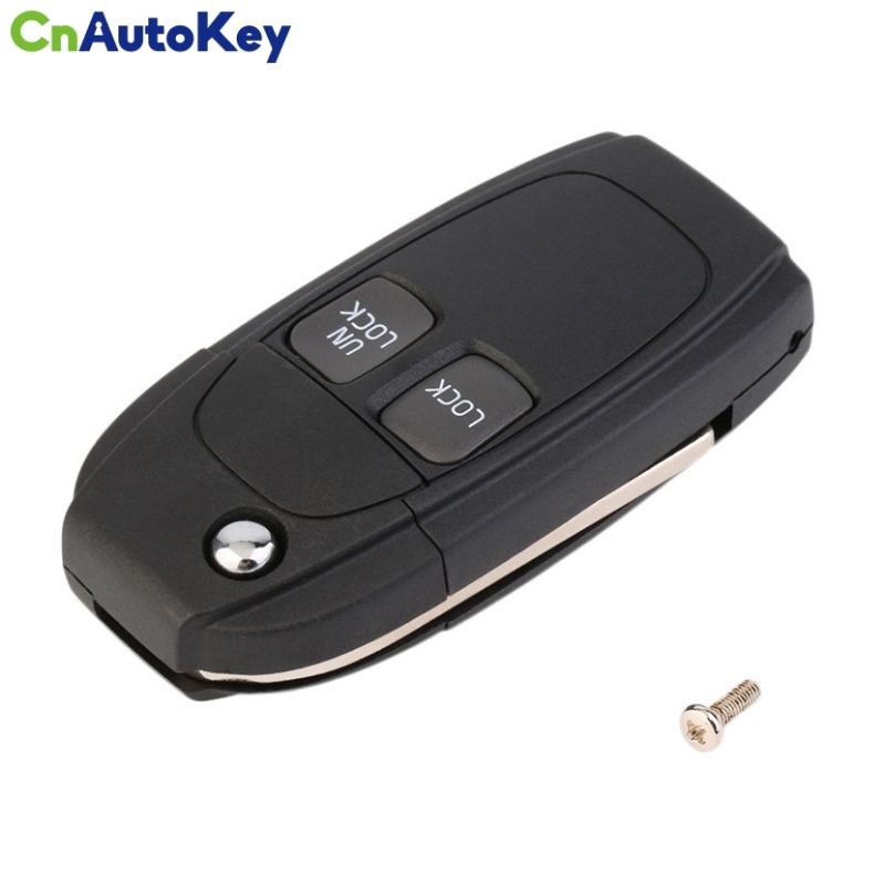 CS050008 New 2 Button Lock Unlock Remote Case Fob Flip Key Shell Case Blade Fit for VOLVO