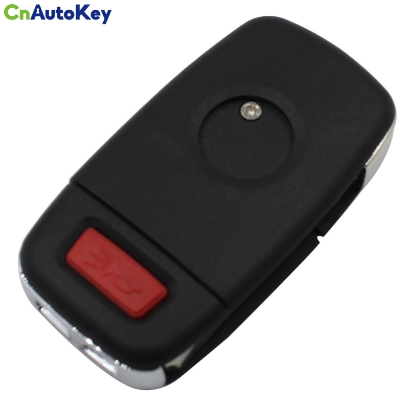 CS022002 New Car-styling 3 Buttons + Panic Flolding Flip Key Entry Remote Shell Case Cover With Blade For 4BT Holden VE Commodore