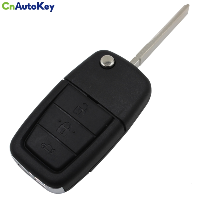 CS022002 New Car-styling 3 Buttons + Panic Flolding Flip Key Entry Remote Shell Case Cover With Blade For 4BT Holden VE Commodore