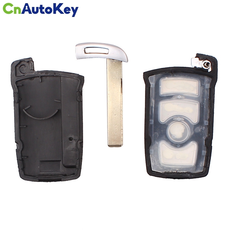 CS006018 Car Key For BMw 7 Series 4 Button Smart Card Remote Key Shell With Smart Key