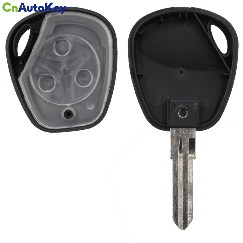 CS091001 3 Buttons Flip Folding Replacement Car Styling Blank Key Shell FOB For Lada priora kalina Remote Key Shell Case