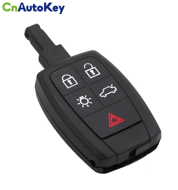 CS050011 5 Button Smart Remote Car Key Shell Blank Fit For VOLVO S40 C30 C70 Keyless Entry Fob Key Case Cover