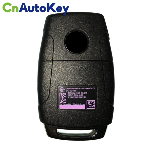 CN096002 ORIGINAL Flip Key for SsangYong 3Buttons Frequency 433 MHz 4D70 87510-21000