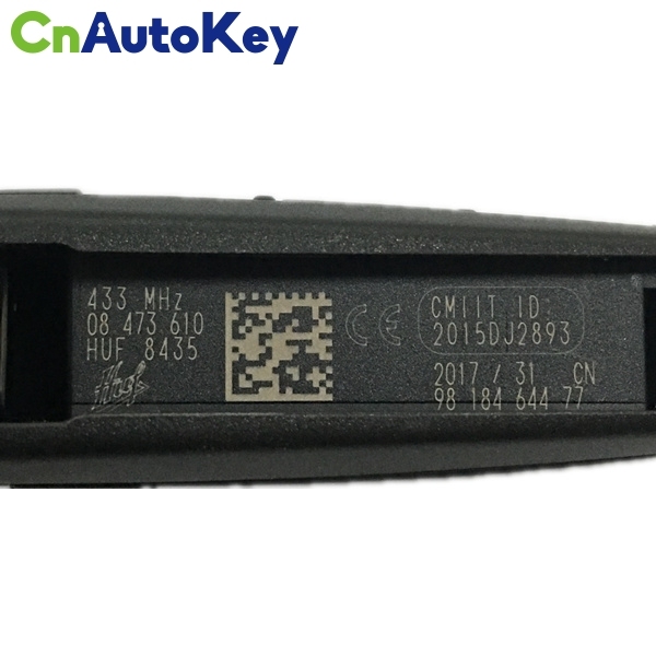 CN009037  3 Buttons Smart Remote Key For Peugeot 433 MHz Transponder HITAG AES