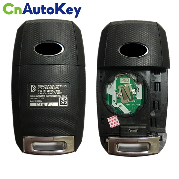 CN051020 kia remote flip key for 2014-2017 kia soul 433MHZ osloka-875t(PS)