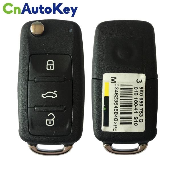 CN001079 VW Remote Flip Key 3 Button ID48 315MHZ 5K0 837 202 S NBG010206T