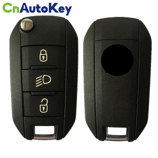 CN009036 ORIGINAL Flip Key for Peugeot Buttons3 Frequeny 433 MHz Transponder PCF 7941 Part No 5FA01035304